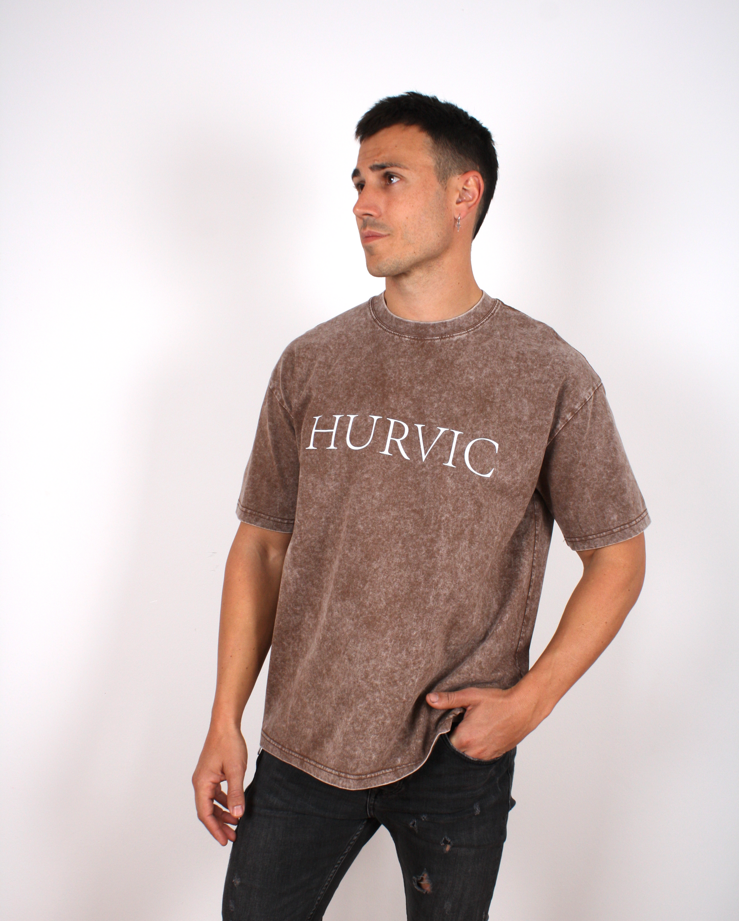 CAMISETA OVERSIZE BROWN