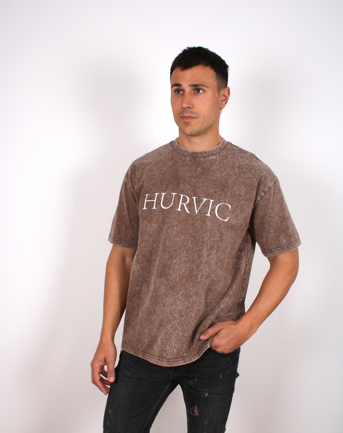 CAMISETA OVERSIZE BROWN